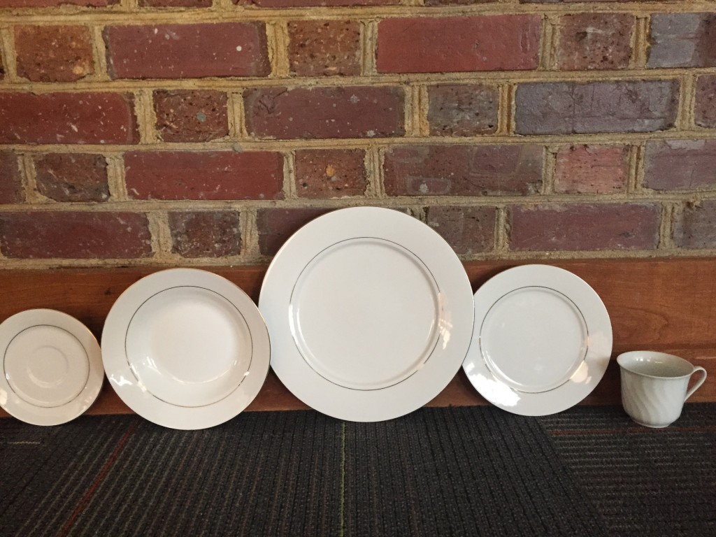 Full Chinaware sets.