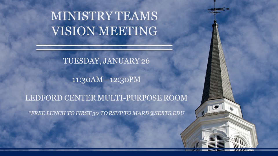 Ministry Teams Vision Meeting