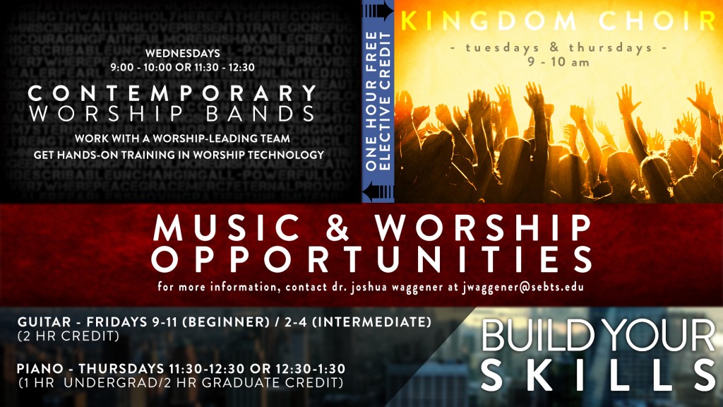 Music and Worship Opp's 2016